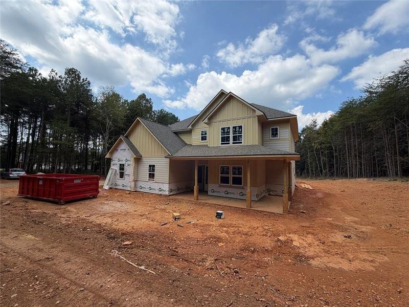 In-progress construction of a new home in , White, GA (Image 43).