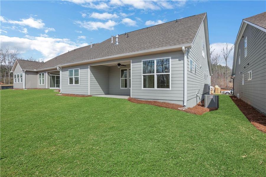Exterior details and patio area of a home in Marble Tree, Ball Ground (Image 3).