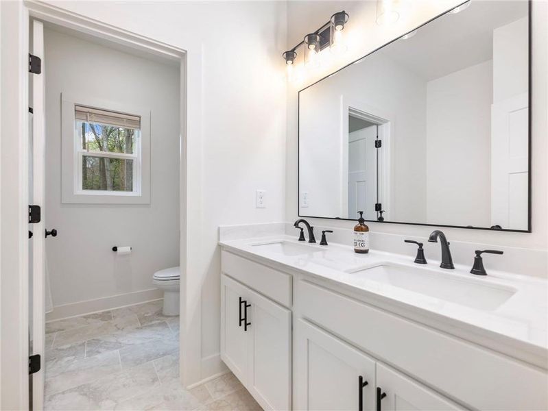 Furnished interior view inside a new home in , Gillsville (Image 42).