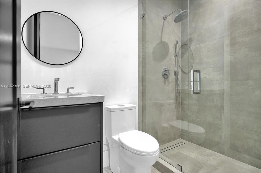 Furnished interior view inside a new home in , Miami (Image 12).