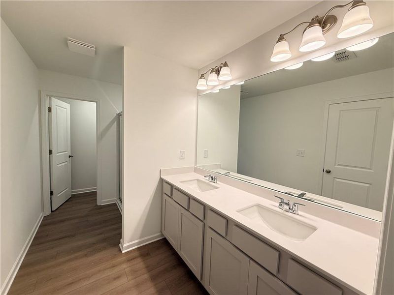 Furnished interior view inside a new home in Leydenview, Mableton (Image 27).