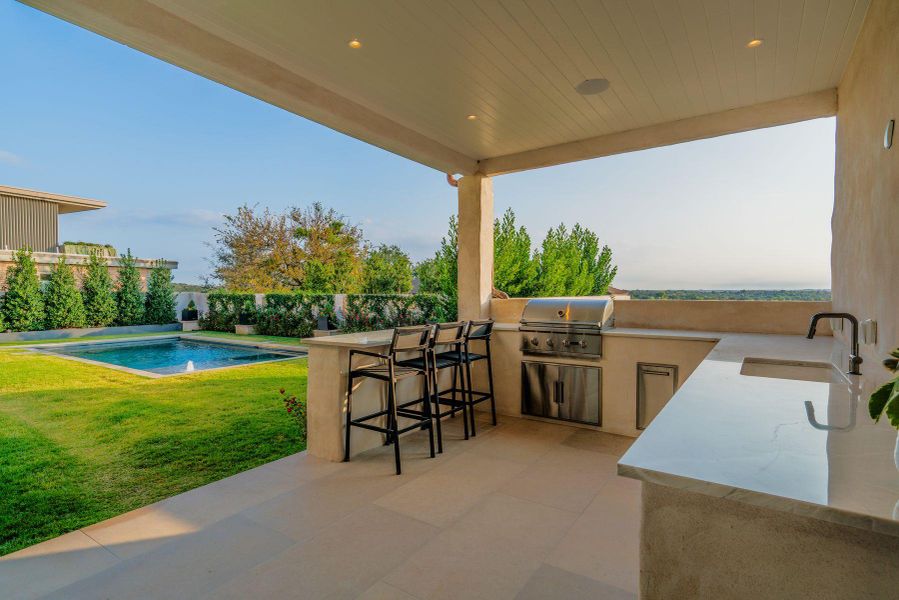 Exterior details and patio area of a home in , Austin (Image 25). Exterior details and patio area of a home in , Austin (Image 25).