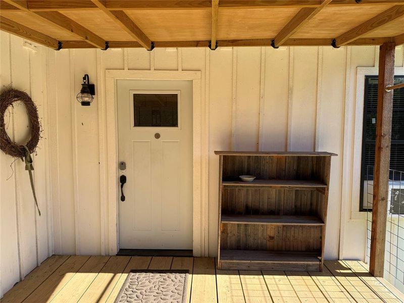 Exterior details and patio area of a home in , Whitney (Image 17).