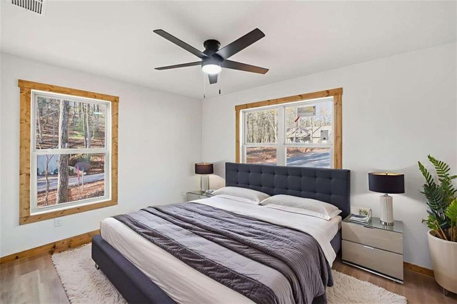 Furnished interior view inside a new home in , Ellijay (Image 6).