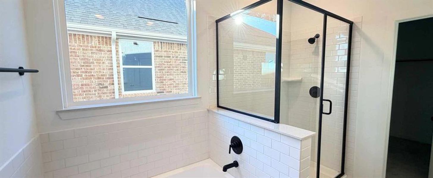 Primary Bathroom Construction Progress featuring the Minimalist Collection