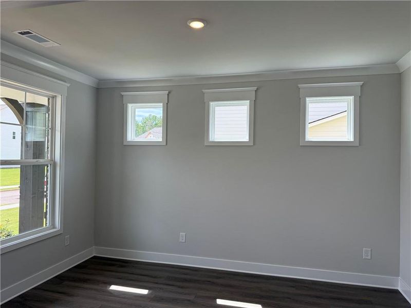 Spacious, unfurnished interior of a new home in Rosewood Lake Estates, Hoschton (Image 43). Spacious, unfurnished interior of a new home in Rosewood Lake Estates, Hoschton (Image 43).