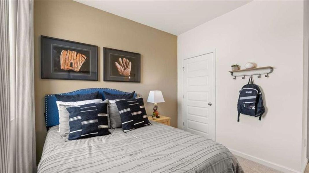 Furnished interior view inside a new home in The Preserve at Agricultural Village, Perry (Image 23).