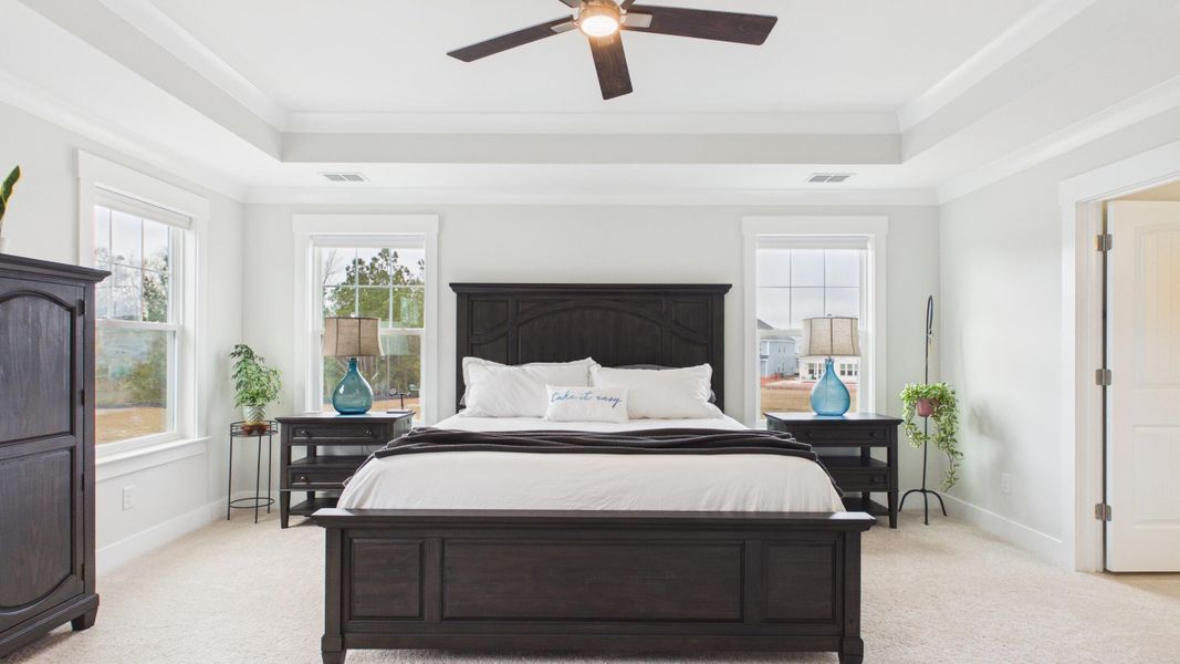 Furnished interior view inside a new home in Hewing Farms, Summerville (Image 43).
