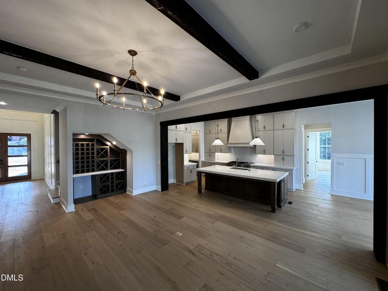 Kitchen and Family Room