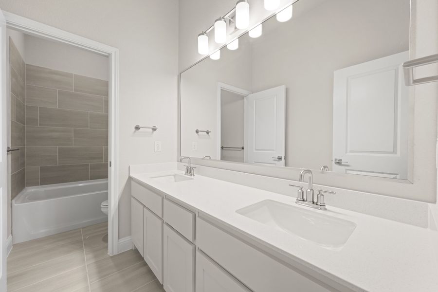 Furnished interior view inside a new home in Mockingbird Hills - Signature Series, Joshua (Image 13).
