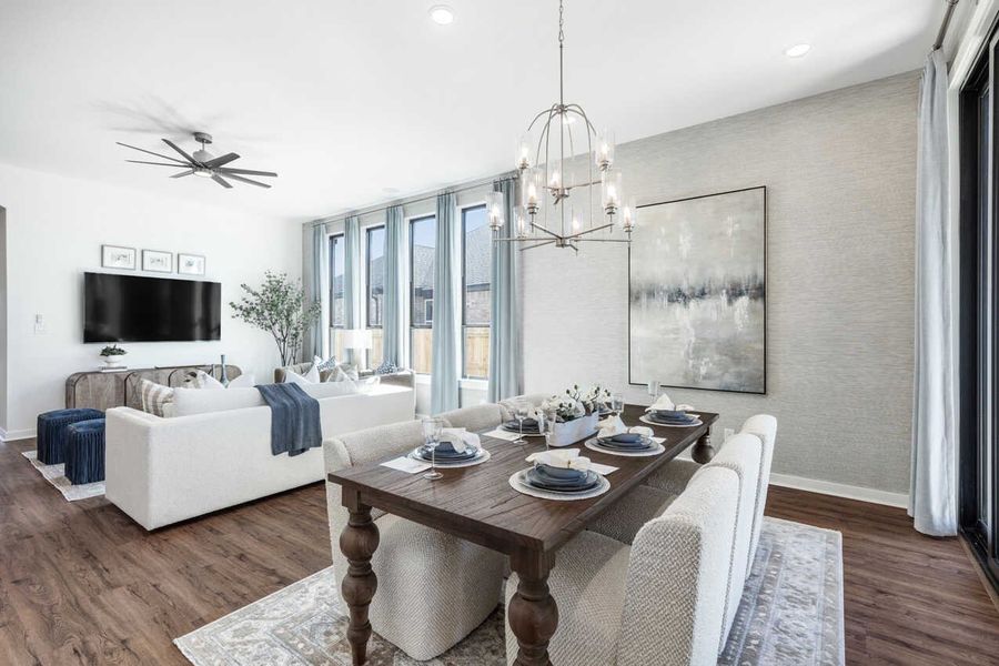 Representative Dining Room - some options shown