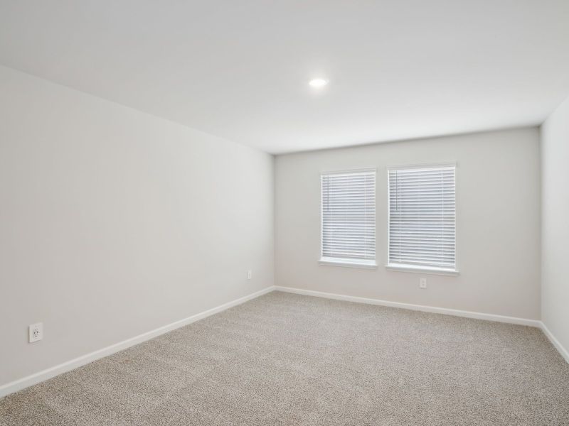 Spacious, unfurnished interior of a new home in Marshburn Landing - Bungalow Series, Wendell (Image 15). Spacious, unfurnished interior of a new home in Marshburn Landing - Bungalow Series, Wendell (Image 15).
