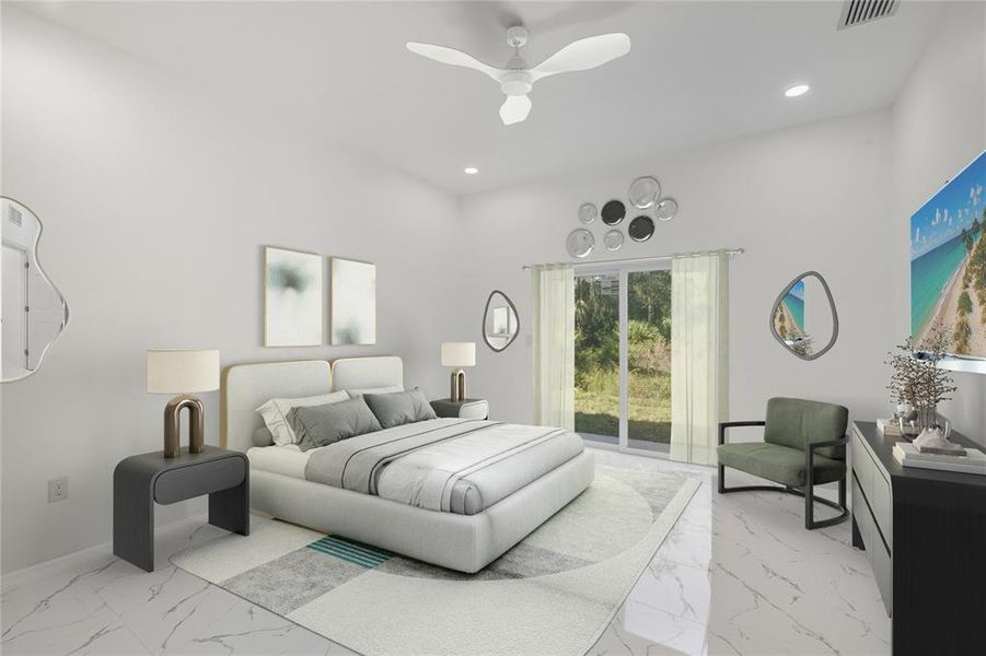 Furnished interior view inside a new home in , Punta Gorda (Image 14). Furnished interior view inside a new home in , Punta Gorda (Image 14).