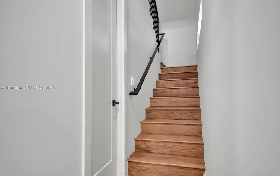 Close-up of interior finishes inside a home in , Miami (Image 9).