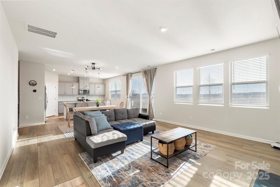 Furnished interior view inside a new home in Waxhaw Landing, Monroe (Image 7).