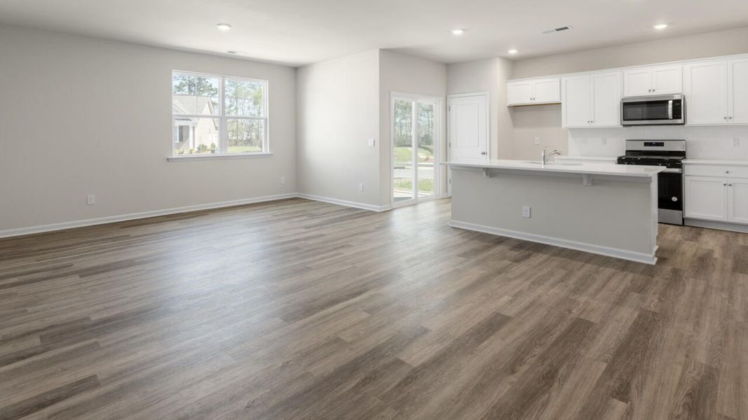 Spacious, unfurnished interior of a new home in Saltgrass Landing, Winnabow (Image 15).