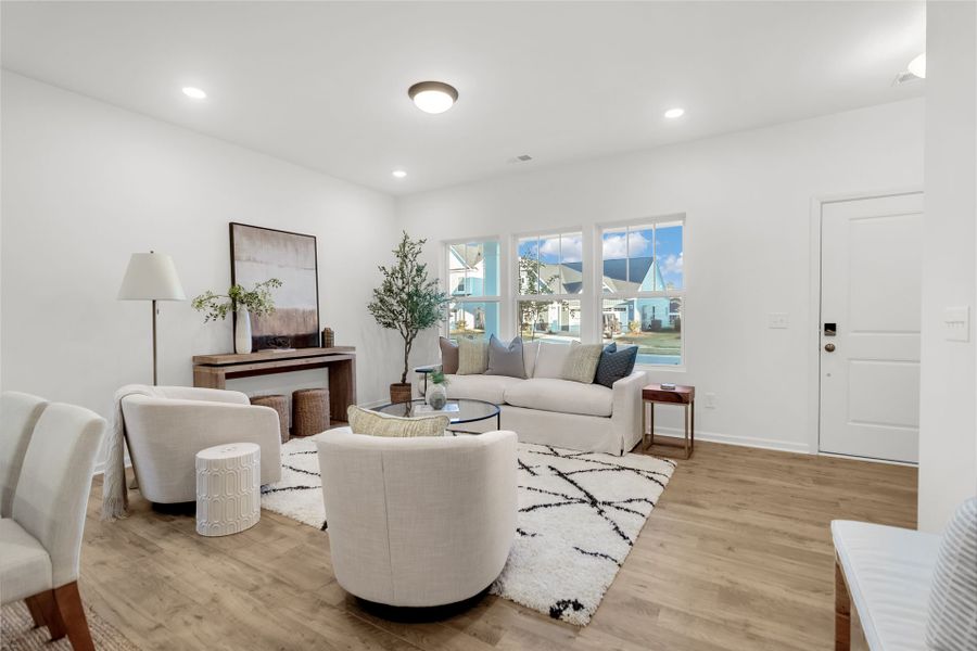 Furnished interior view inside a new home in Homecoming, Ravenel (Image 5).