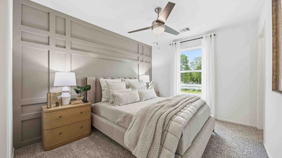 Furnished interior view inside a new home in Pineapple Square, Houston (Image 5).