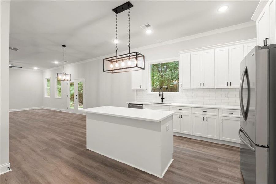 Furnished interior view inside a new home in , Stone Mountain (Image 6).