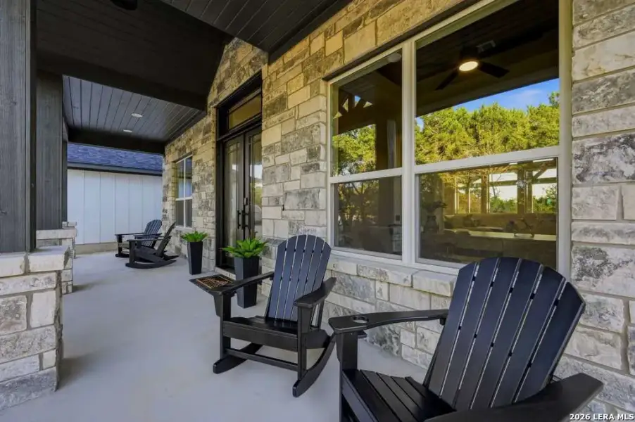 Exterior details and patio area of a home in , Fischer (Image 3).