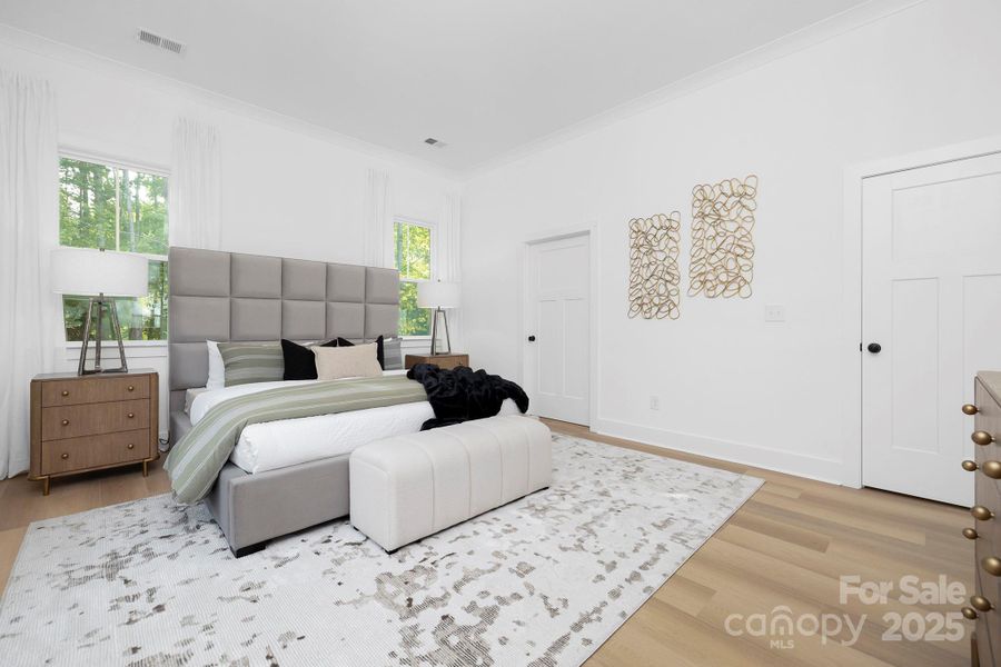 Furnished interior view inside a new home in , Clover (Image 13). Furnished interior view inside a new home in , Clover (Image 13).