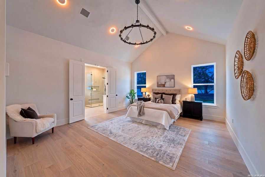 Furnished interior view inside a new home in , Boerne (Image 16).