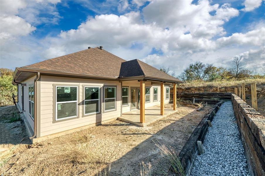 Exterior details and patio area of a home in , Runaway Bay (Image 4). Exterior details and patio area of a home in , Runaway Bay (Image 4).
