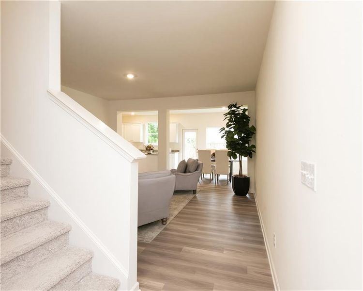 Furnished interior view inside a new home in Old Salem Crossing, Conyers (Image 26).