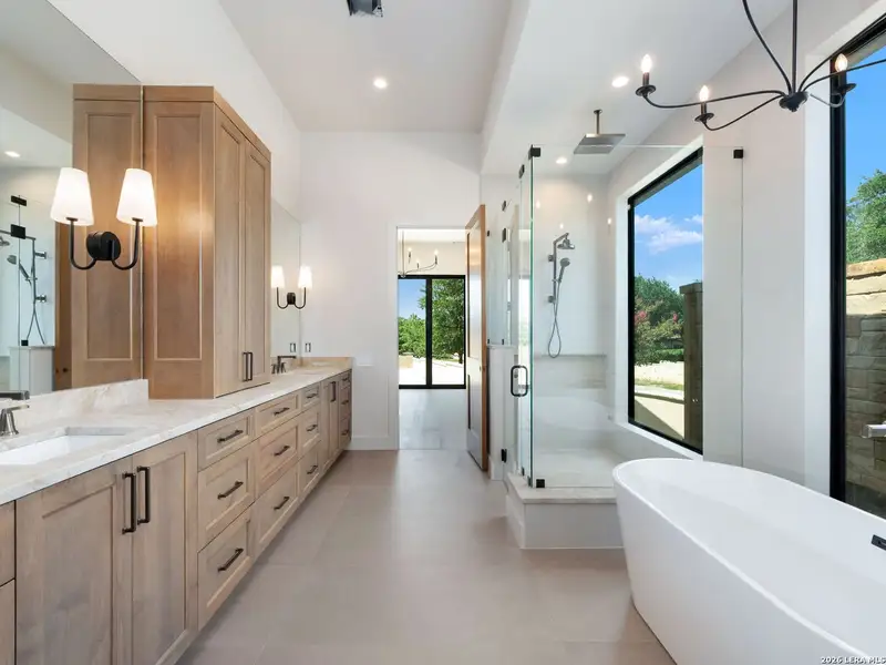 Furnished interior view inside a new home in , San Antonio (Image 25).