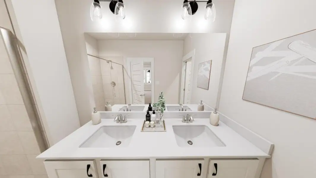 Furnished interior view inside a new home in Allen Park, Raleigh (Image 5).