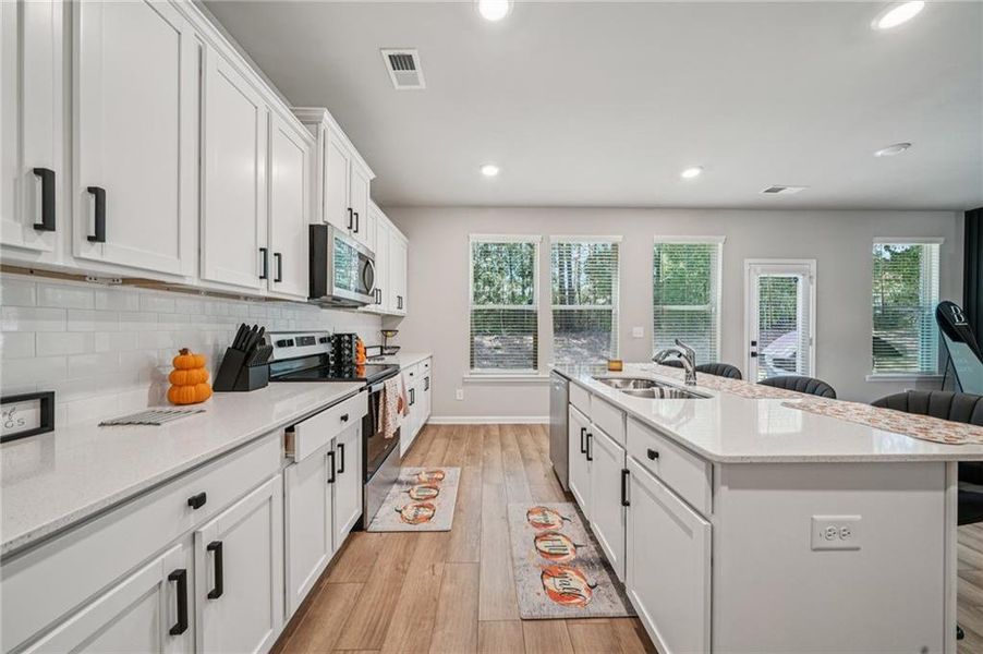 Furnished interior view inside a new home in North Hampton, Hampton (Image 10).