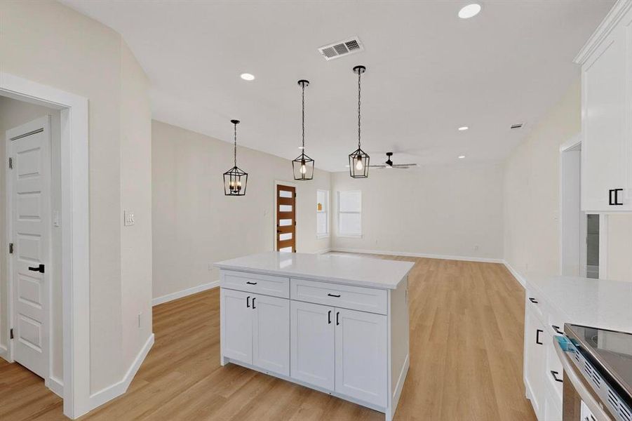 Furnished interior view inside a new home in , Rice (Image 9).