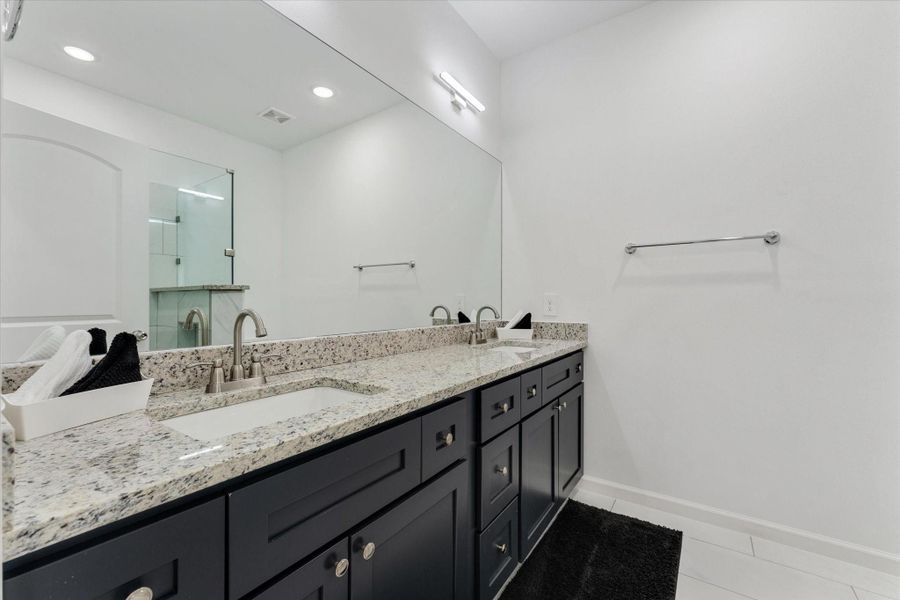 Furnished interior view inside a new home in , Willis (Image 12).