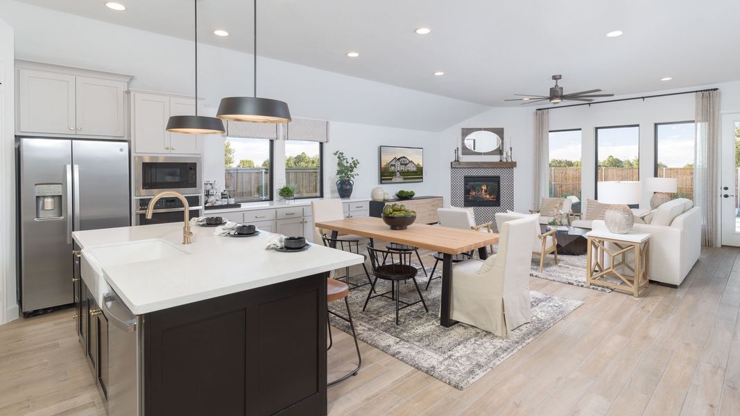 Furnished interior view inside a new home in Devonshire, Forney (Image 11).