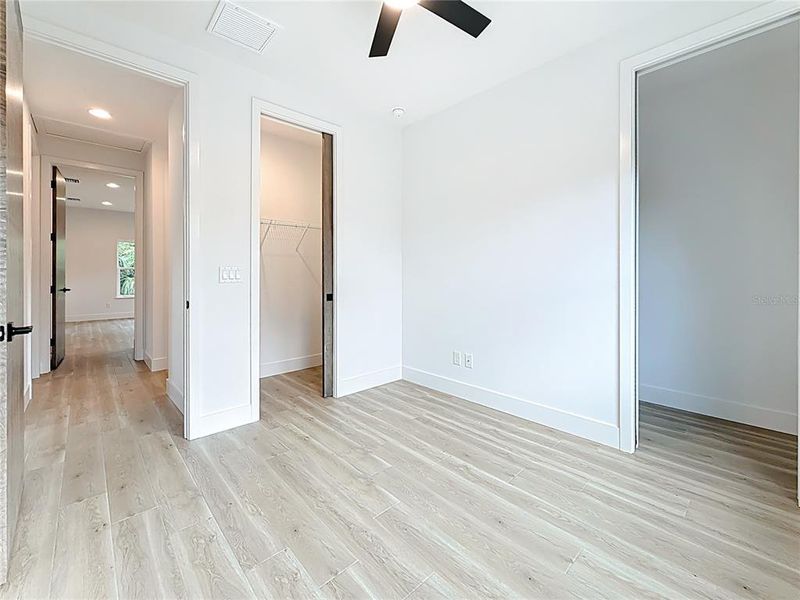 Enjoy double walk-in closets in Bedroom 3. Enjoy double walk-in closets in Bedroom 3.