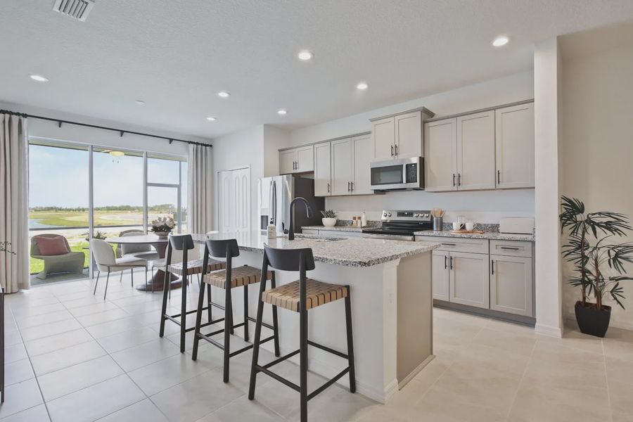 Representative furnished interior of a home built from the Morgan by Neal Communities in SkySail, Naples (Image 25).