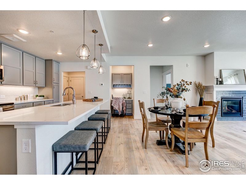 Furnished interior view inside a new home in , Loveland (Image 10).
