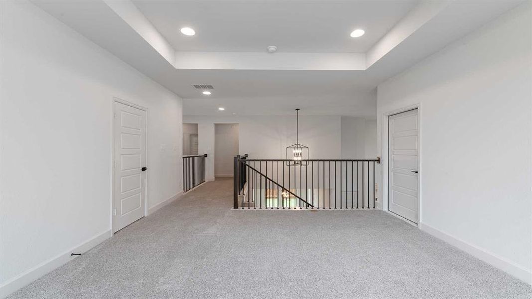 Spacious, unfurnished interior of a new home in The Lakes Of Somercrest 60', Midlothian (Image 24). Spacious, unfurnished interior of a new home in The Lakes Of Somercrest 60', Midlothian (Image 24).