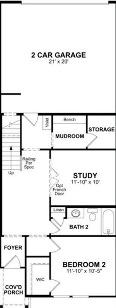 Beazer  Homes Bayside Caspian plan