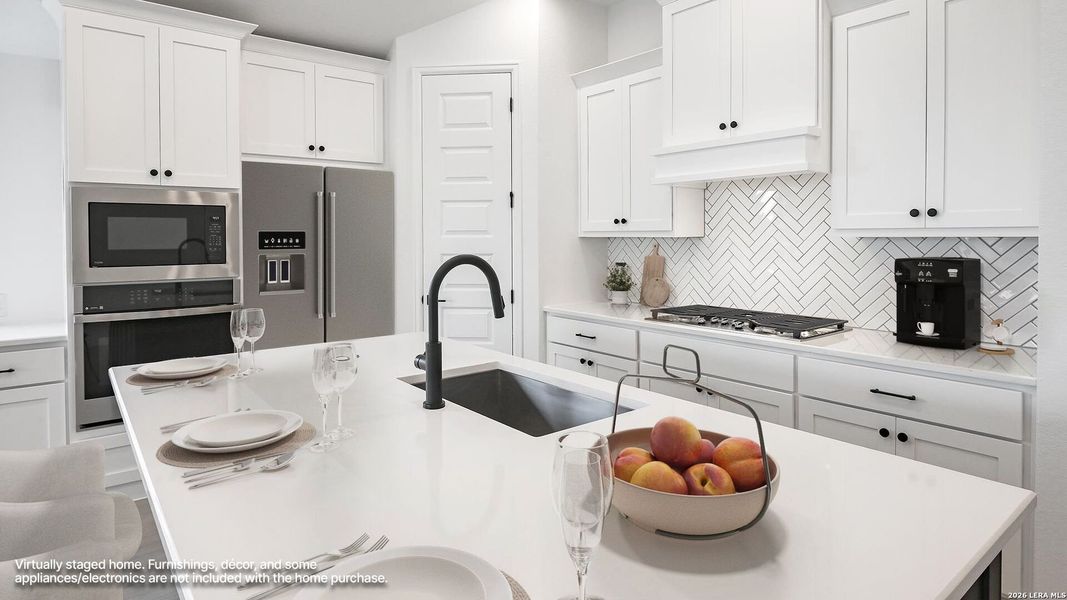 Furnished interior view inside a new home in Cibolo Valley Heights, Cibolo (Image 14).