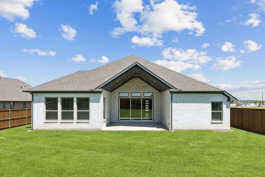 Exterior details and patio area of a home in Silo Mills, Joshua (Image 2).