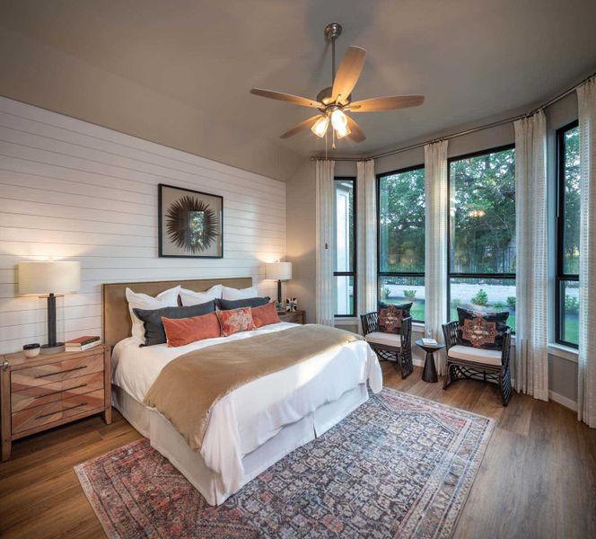 Representative furnished interior of a home built from the Amberley.535 by Highland Homes in Riceland, Mont Belvieu (Image 12).
