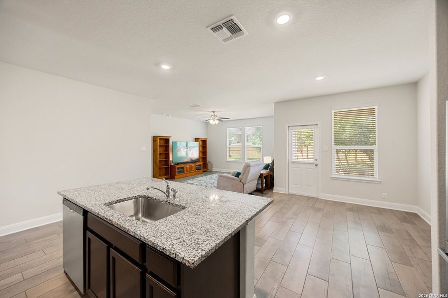 Furnished interior view inside a new home in Riverstone at Westpointe, San Antonio (Image 14).