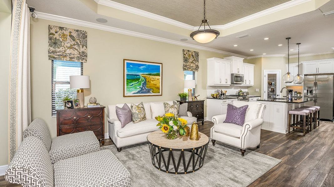 Furnished interior view inside a new home in Canoe Creek, Parrish (Image 14).