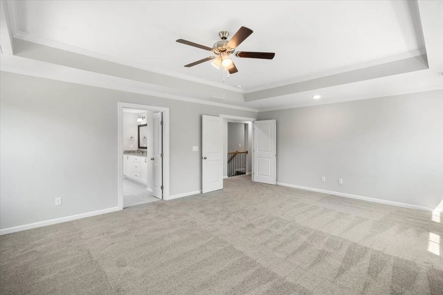 Primary Bedroom | 823 Elsie Drive, Private Owner’s Suite by Ivey Homes