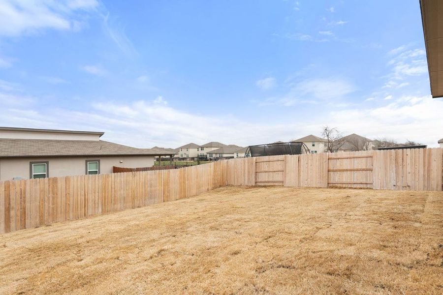 Exterior details and patio area of a home in Park Central, Georgetown (Image 25).