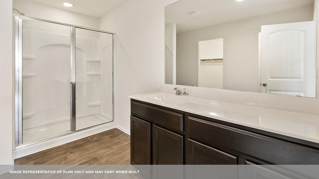 Furnished interior view inside a new home in Carillon, Manor (Image 11).