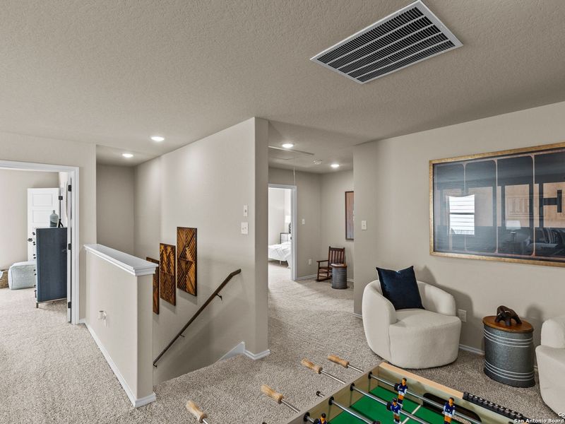 Furnished interior view inside a new home in Bricewood, San Antonio (Image 35).