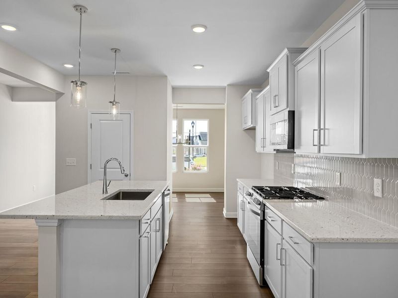 Furnished interior view inside a new home in Woodland Crossing, Zebulon (Image 5).