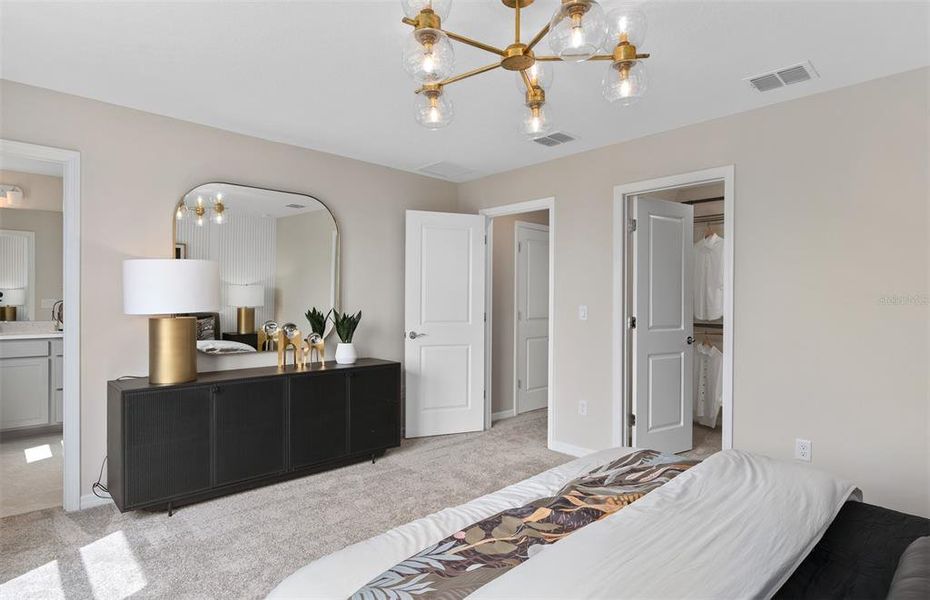 Furnished interior view inside a new home in The Landings at Live Oak Lake, St. Cloud (Image 17).